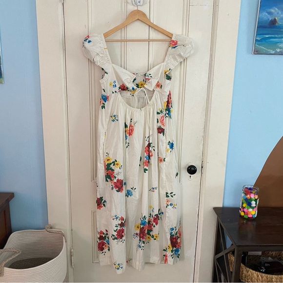 Free People | White Floral Dress - Picture 5 of 7